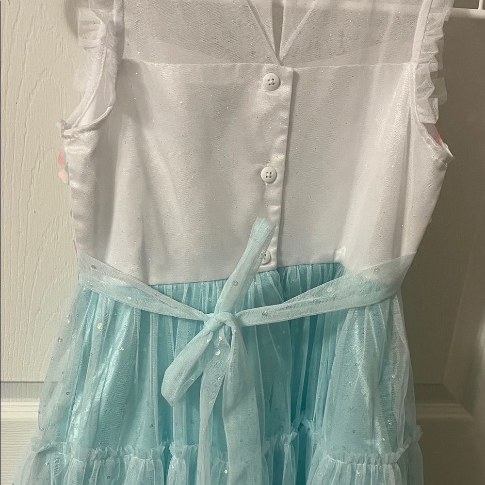 Jona Michelle Pastel Floral and Blue Dress - Picture 6 of 8